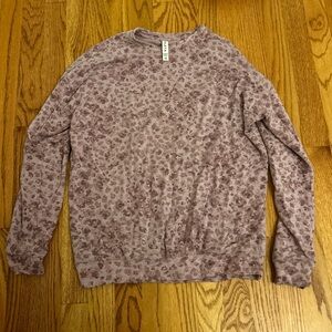 Athleta Girl cheetah print sweatshirt, barley worn, super comfy